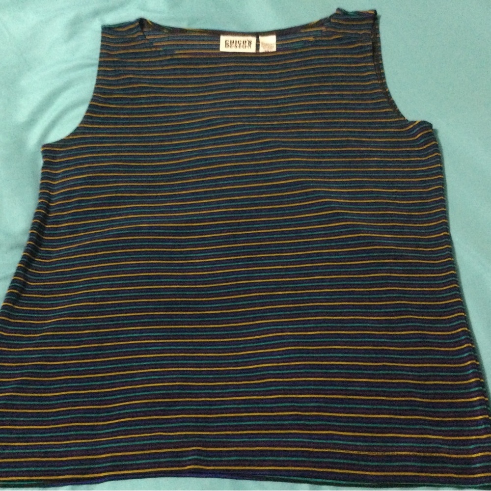 Chico's Multicolor Striped Tank Top